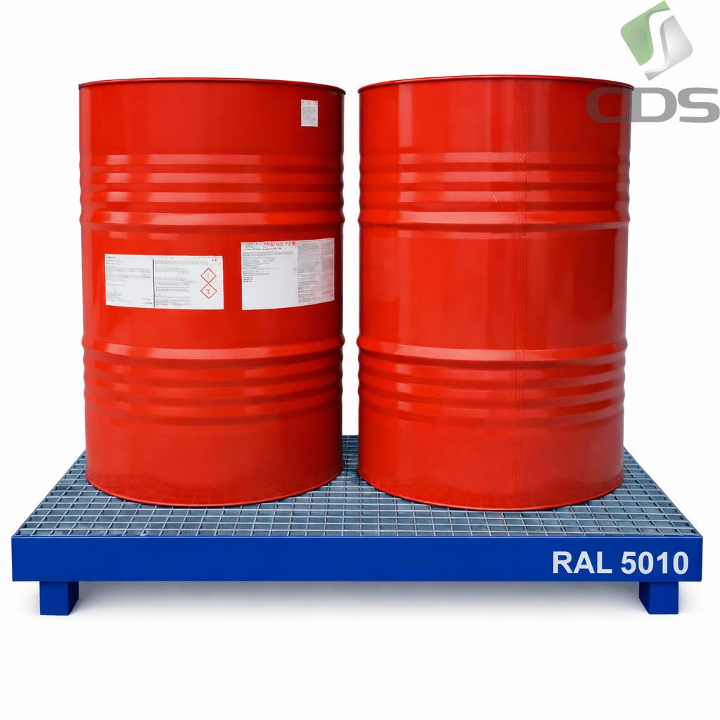 Wanna wychwytowa stalowa pod 2 beczki (200 l) – WW2B-LP-EC (2)