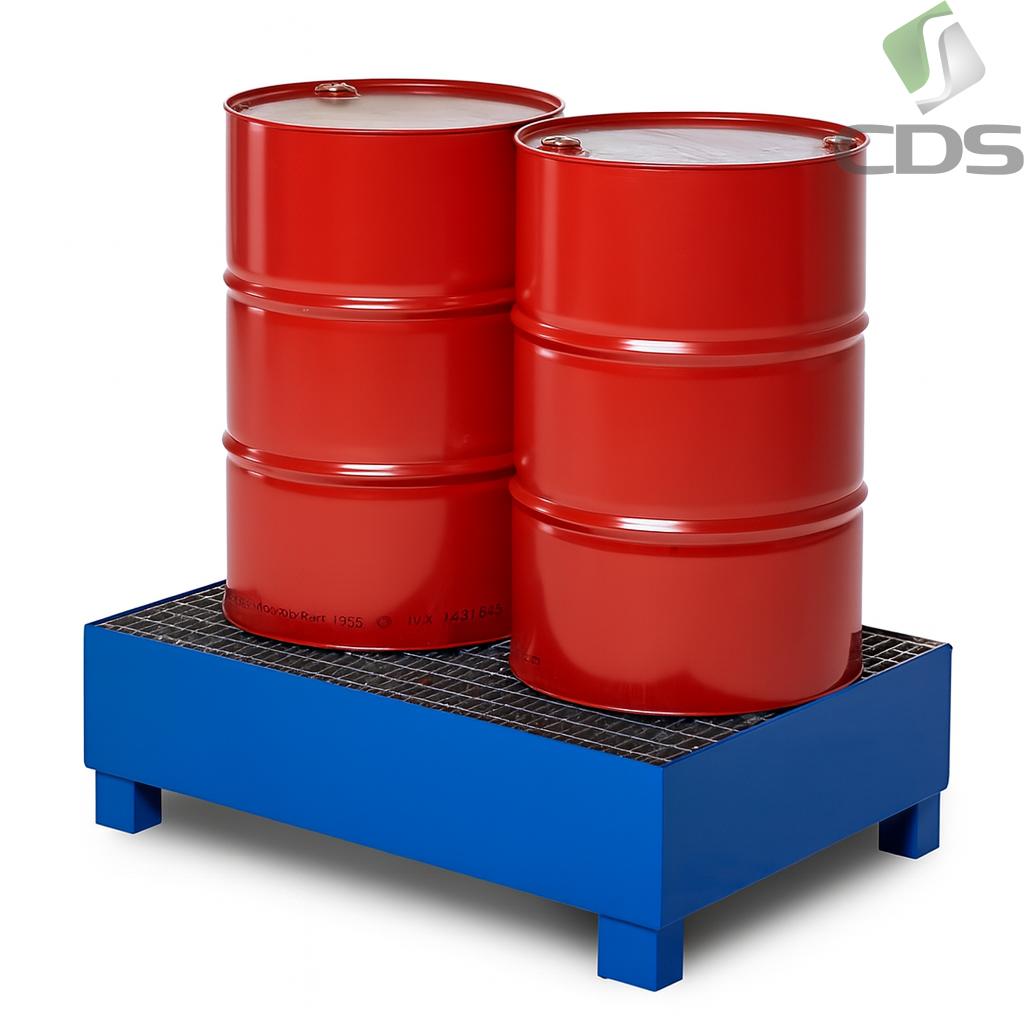 Wanna ociekowa pod dwie beczki 220l z kratownicą  (33)