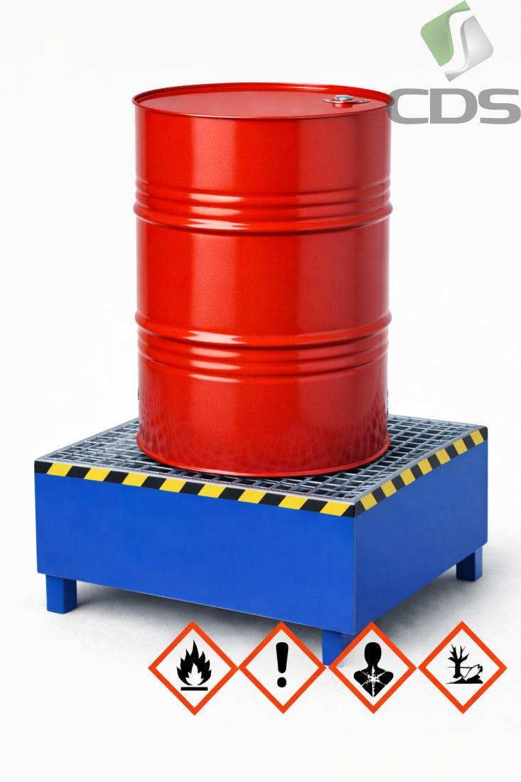 Wanna wychwytowa, stalowa, pod beczke 1200l lub mniejsze pojemniki, wym