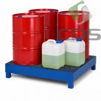 Wanna wychwytowa dla czterech beczek 200l lub mnieszych pojemników z kratownicą (2)