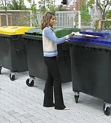  Kontener 1100 L. do segregacji odpadów